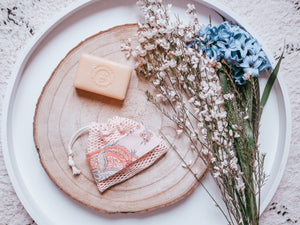 Sac à savon exfoliant