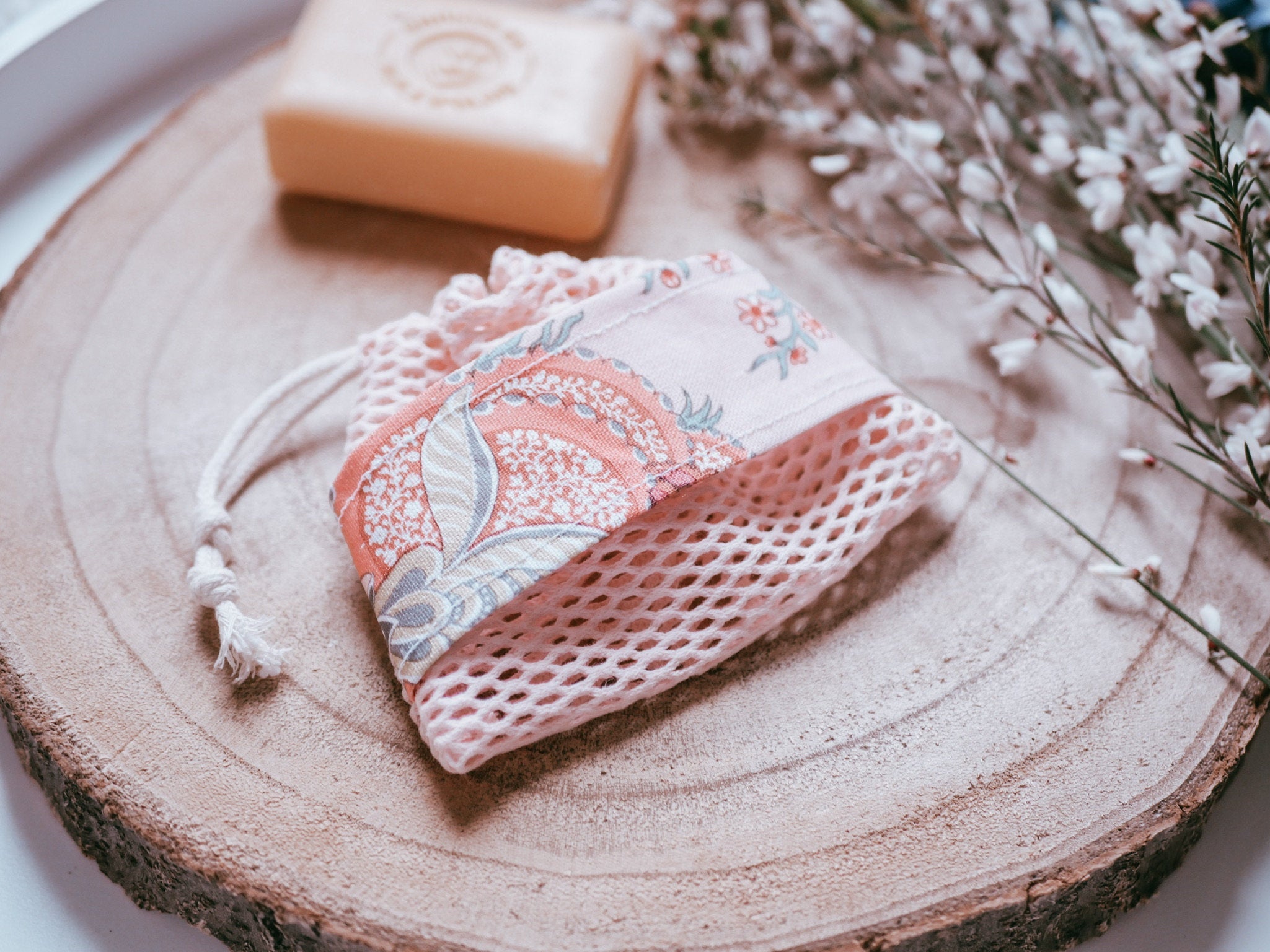 Sac à savon exfoliant