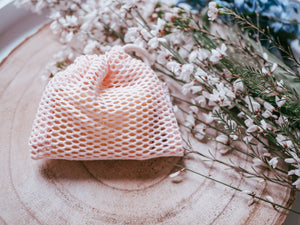 Sac à savon exfoliant