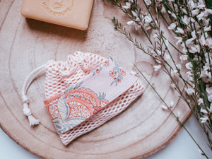 Sac à savon exfoliant